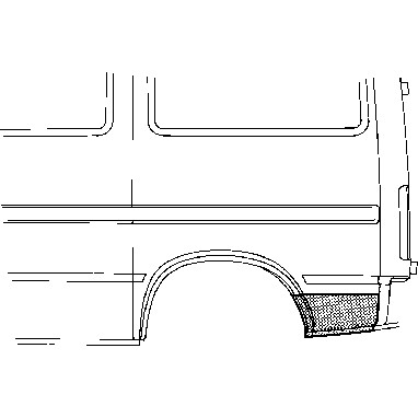 Слика на Лајсна за крило VAN WEZEL 1896134 за Ford Transit BUS (E) 1991 2.0 i (EBL, EDL, EGL, ESS, EUS) - 98 коњи бензин