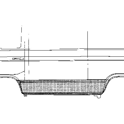 Слика на Лајсна за крило VAN WEZEL 5870109 за VW Transporter T3 Box 2.1 i - 92 коњи бензин