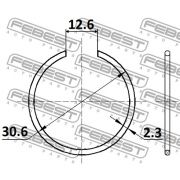 Слика 2 на манжетна, зглоб менувач FEBEST CC-1-30X2