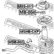 Слика 2 $на Манжетна за амортизер FEBEST MSHB-CKF