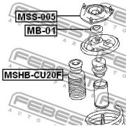 Слика 2 на Манжетна за амортизер FEBEST MSHB-CU20F