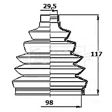 Слика на Манжетна за зглоб BORG & BECK BCB6152