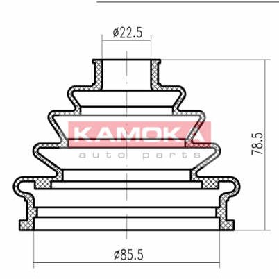 Слика на Манжетна за зглоб KAMOKA  1146762 за Volvo 850 (LS) 2.5 - 170 коњи бензин