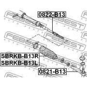 Слика 2 на Манжетна за летва на волан, до спона FEBEST SBRKB-B13R