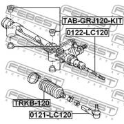 Слика 2 на Манжетна за летва на волан, до спона FEBEST TRKB-120