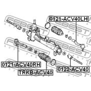 Слика 2 $на Манжетна за летва на волан, до спона FEBEST TRKB-ACV40