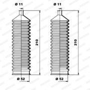 Слика 1 $на Манжетна за летва на волан, до спона MOOG K150028