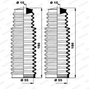 Слика 1 $на Манжетна за летва на волан, до спона MOOG K150158