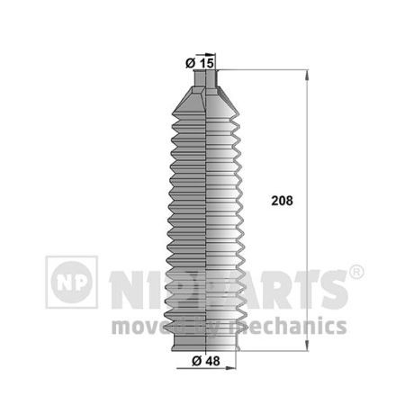 Слика на Манжетна за летва на волан, до спона NIPPARTS J2840501