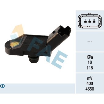 Слика на мап сензор FAE 15011 за Citroen Saxo S0,S1 1.6 - 120 коњи бензин