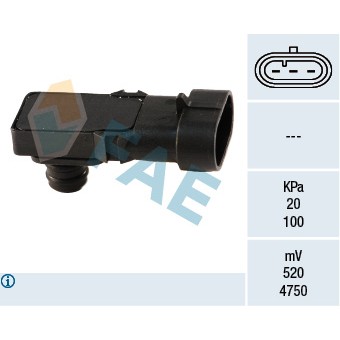 Слика на мап сензор FAE 15016 за Renault Megane 1 (BA0-1) 1.9 dTi (BA08, BA0N) - 98 коњи дизел