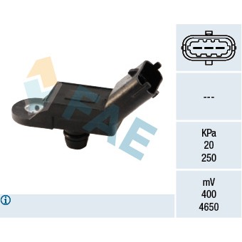 Слика на мап сензор FAE 15019 за Alfa Romeo 156 (932) Sedan 2.4 JTD (932AXC) - 150 коњи дизел