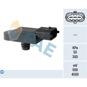 Слика на мап сензор FAE 15092 за Renault Laguna 2 Grandtour (KG0-1) 2.0 dCi (KG1S) - 173 коњи дизел