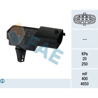 Слика на мап сензор FAE 15097 за камион Iveco Daily 2 Bus Box 40 C 14 - 136 коњи дизел