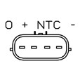 Слика на мап сензор NGK 97498 за Smart Fortwo Coupe (451) 1.0 (451.330, 451.334) - 61 коњи бензин