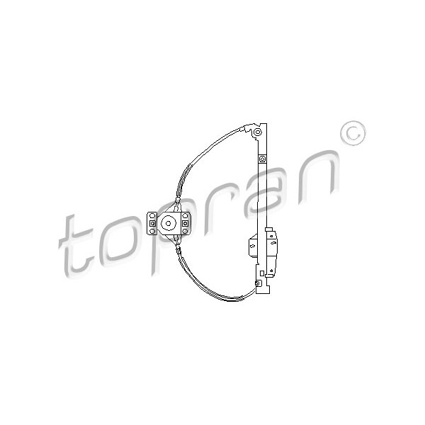 Слика на Механизам за подигање на стакло TOPRAN 103 594 за VW Passat 3 Sedan (B3,35i) 1.6 TD - 80 коњи дизел