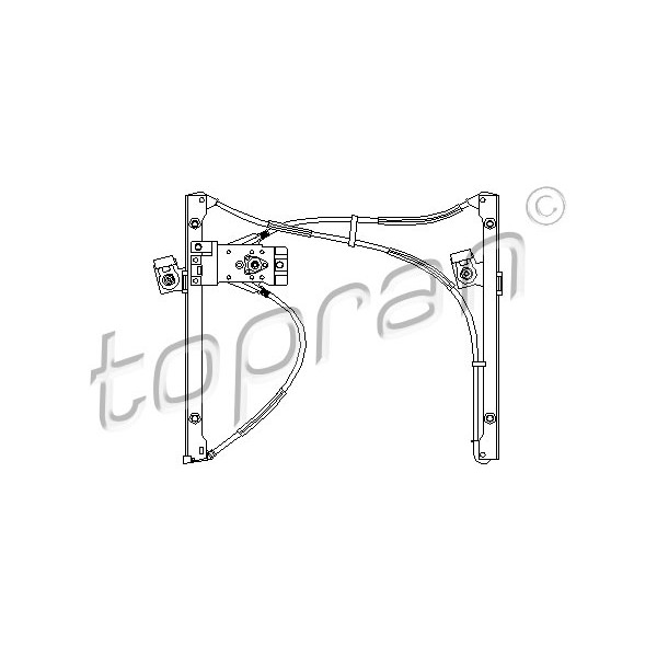 Слика на Механизам за подигање на стакло TOPRAN 104 044 за VW Polo 3 (6n1) 45 1.0 - 45 коњи бензин