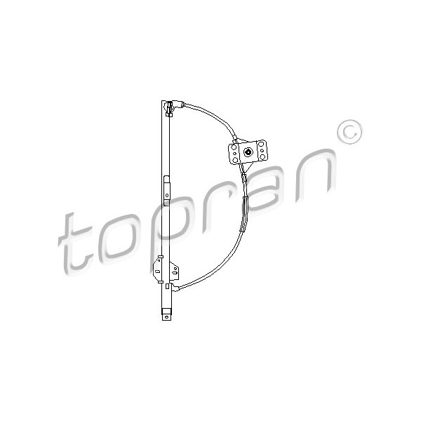 Слика на Механизам за подигање на стакло TOPRAN 104 098 за VW Transporter T4 Bus 2.4 D Syncro - 78 коњи дизел