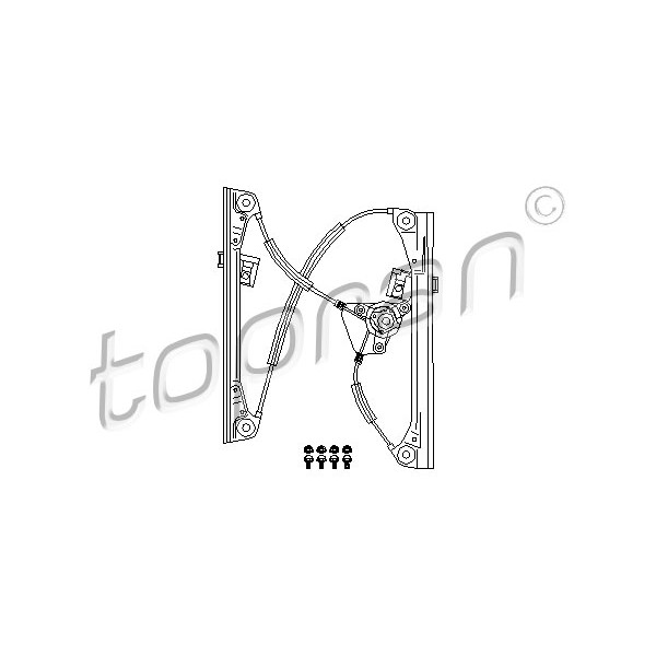 Слика на Механизам за подигање на стакло TOPRAN 111 263 за VW Polo 4 (9n) 1.9 TDI - 130 коњи дизел