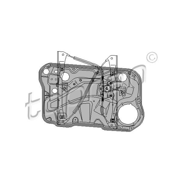 Слика на Механизам за подигање на стакло TOPRAN 112 878 за VW Bora комби (1J6) 2.3 V5 - 170 коњи бензин