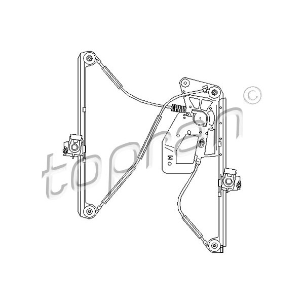 Слика на Механизам за подигање на стакло TOPRAN 501 826 за BMW 5 Sedan E39 M 4.9 - 400 коњи бензин