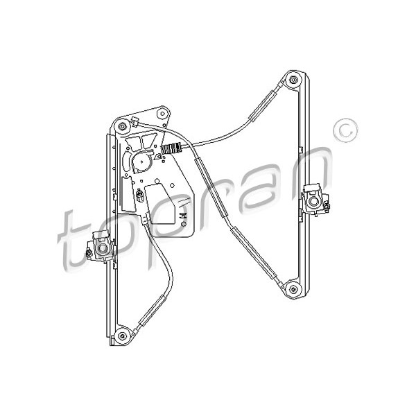 Слика на Механизам за подигање на стакло TOPRAN 501 827 за BMW 5 Touring E39 530 d - 184 коњи дизел