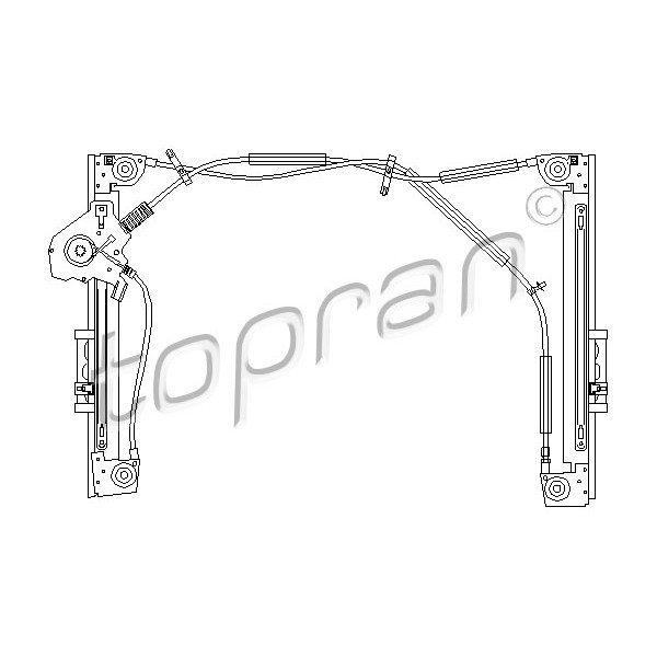 Слика на Механизам за подигање на стакло TOPRAN 501 833 за Mini Convertible (R52) Cooper S - 170 коњи бензин