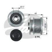 Слика 1 на механизам за слободен од на алтернатор GATES DriveAlign® OAP7178