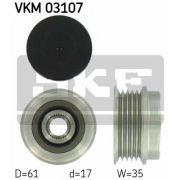 Слика 1 на механизам за слободен од на алтернатор SKF VKM 03107