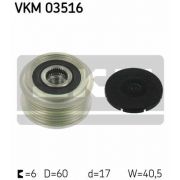Слика 1 на механизам за слободен од на алтернатор SKF VKM 03516
