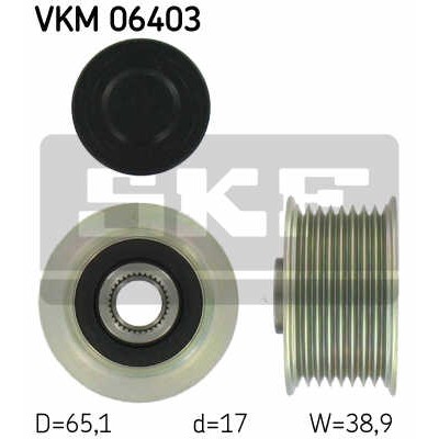 Слика на механизам за слободен од на алтернатор SKF VKM 06403 за Mazda CX-7 (ER) 2.2 MZR-CD AWD - 185 коњи дизел