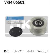 Слика 1 на механизам за слободен од на алтернатор SKF VKM 06501