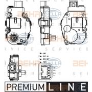 Слика 1 на модул регулатор, вентил за мешање BEHR HELLA SERVICE PREMIUM LINE 6NW 351 344-041