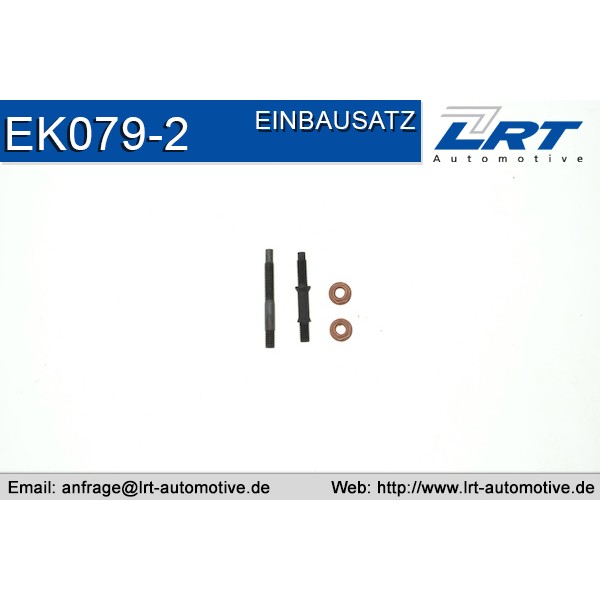 Слика на монтажен комплект, изпускателен колектор LRT EK079-2 за Renault Clio 2 1.4 (B/CB0C) - 75 коњи бензин