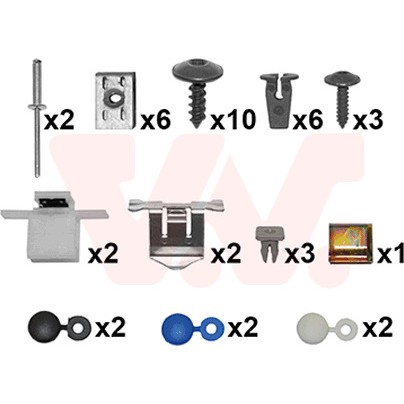 Слика на Монтажен комплет, браник VAN WEZEL 5894794