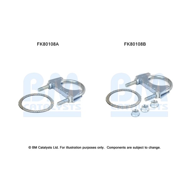 Слика на Монтажен комплет, катализатор BM CATALYSTS FK80108