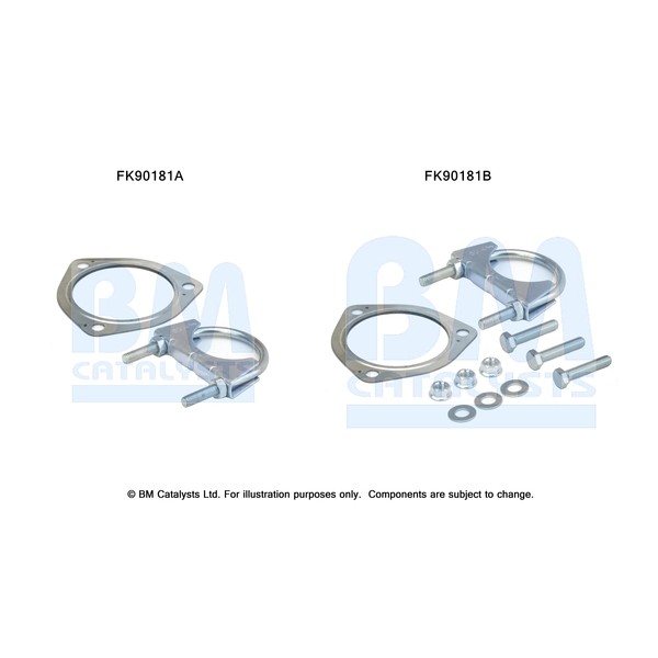 Слика на Монтажен комплет, катализатор BM CATALYSTS FK90181