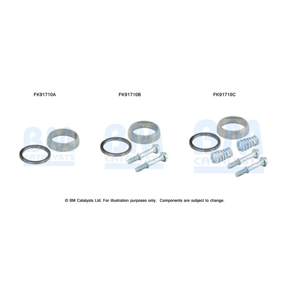 Слика на Монтажен комплет, катализатор BM CATALYSTS FK91710