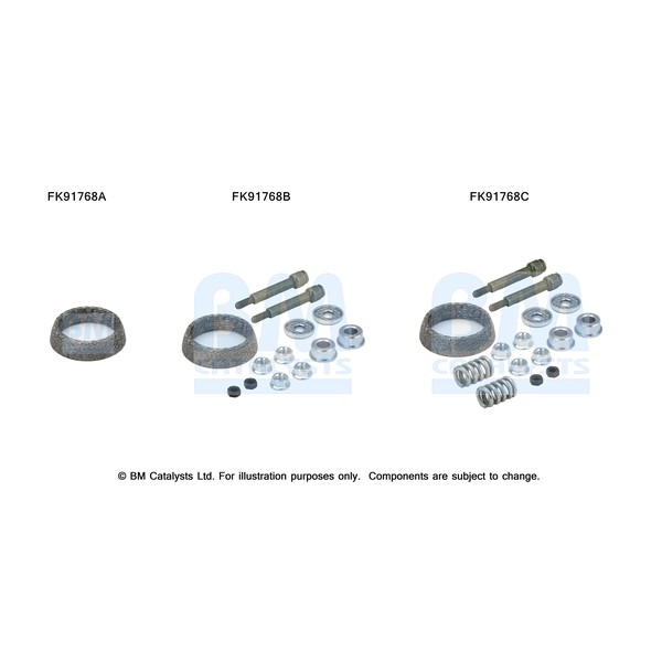 Слика на Монтажен комплет, катализатор BM CATALYSTS FK91768