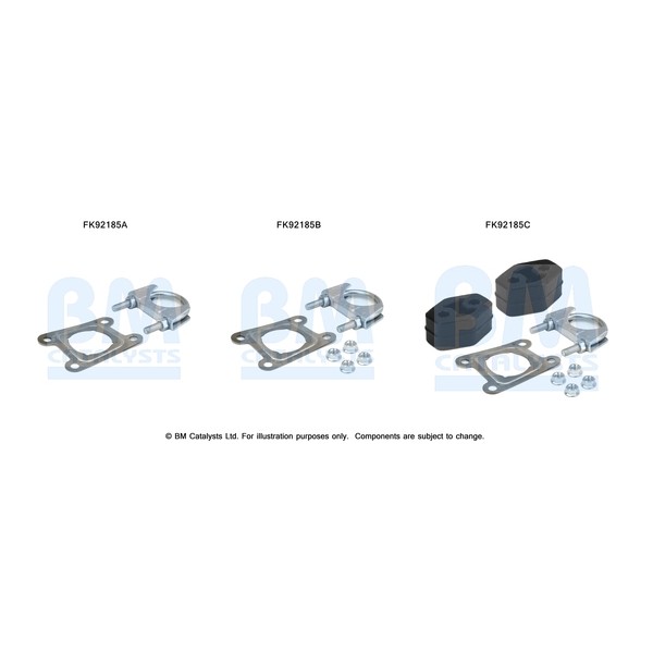 Слика на Монтажен комплет, катализатор BM CATALYSTS FK92185