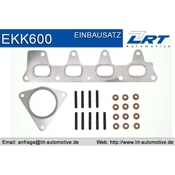 Слика на монтажен комплет, катализатор LRT EKK600 за Renault Laguna Nevada (K56) 1.6 16V (K568) - 107 коњи бензин