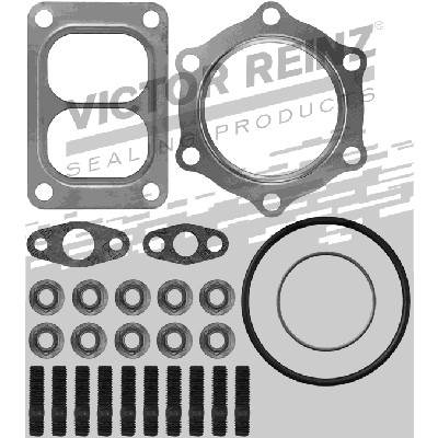 Слика на монтажен комплет, турбина VICTOR REINZ 04-10077-01 за камион MAN F 2000 19.373 FS, FLS, FLLS, FRS, FLRS, FLLRS - 370 коњи дизел