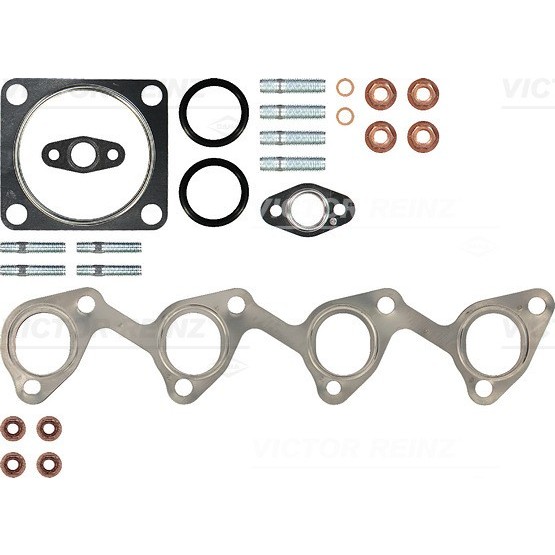 Слика на монтажен комплет, турбина VICTOR REINZ 04-10151-01 за Ford Mondeo 2 Clipper (BNP) 1.8 TD - 90 коњи дизел