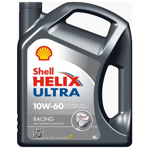 Слика на Моторно масло 4L SHELL Helix Ultra Racing 10W-60 550040761 за мотор Aprilia RS 125 Spain's No. 1-Replica (SF) - 23 коњи горична смес