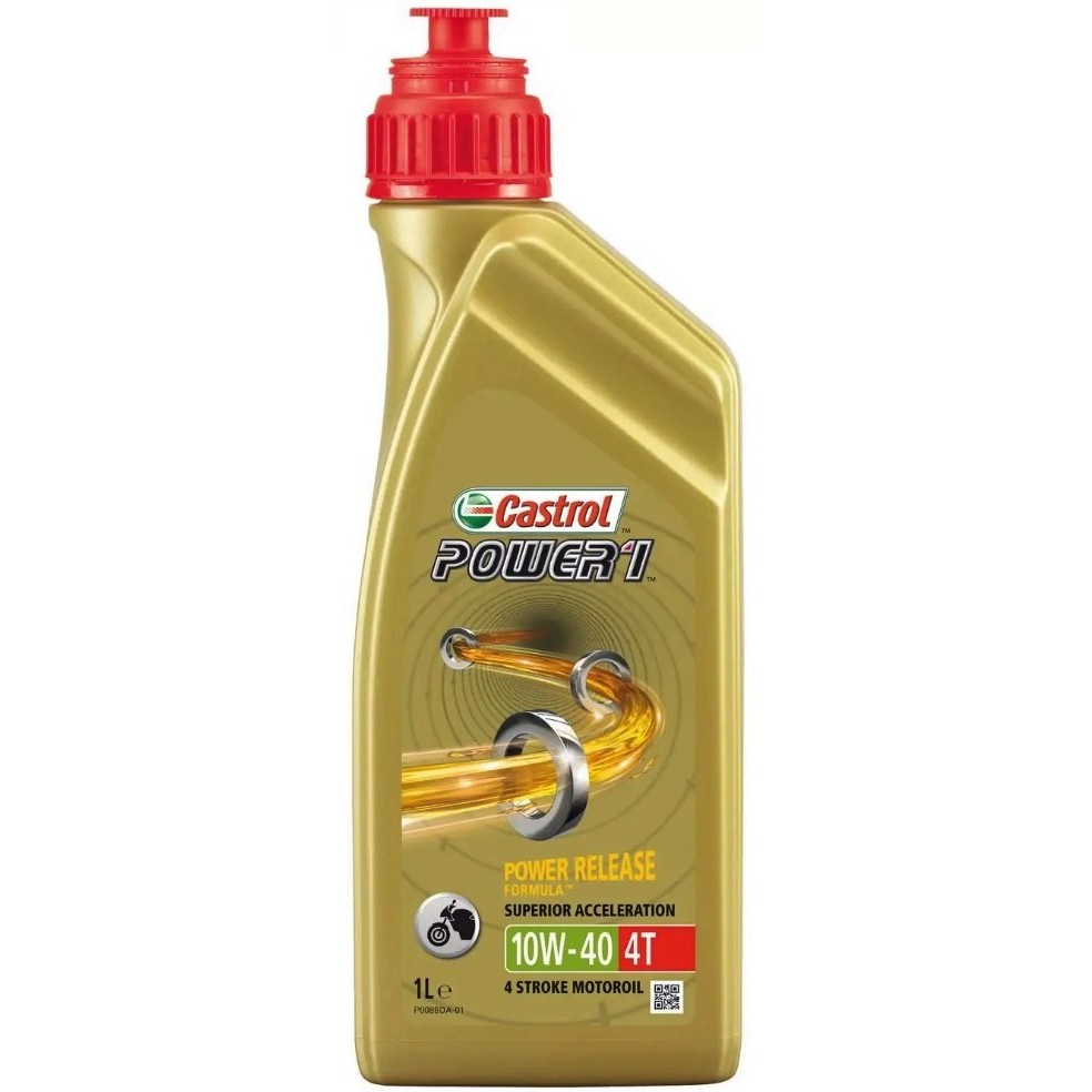 Слика на Моторно масло CASTROL POWER 1 4T 10W-40 0057001 за мотор Aprilia RS 125 Extrema (PY) - 29 коњи горична смес