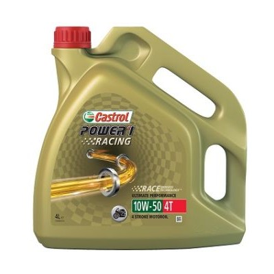 Слика на Моторно масло CASTROL POWER 1 RACING 4T 10W-50 15048E за мотор Aprilia Habana 50 Custom CatCon. (PK) - 3 коњи горична смес