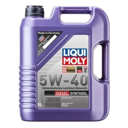 Слика на Моторно масло LIQUI MOLY Diesel Synthoil 5W-40 1927 за мотор Aprilia Dorsoduro 750 (M551M) - 91 коњи бензин