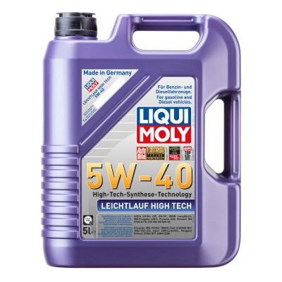 Слика на Моторно масло LIQUI MOLY Leichtlauf High Tech 5W-40 20668 за Alfa Romeo Giulietta (940) 1.8 TBi - 235 коњи бензин