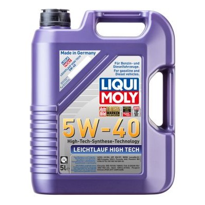 Слика на Моторно масло LIQUI MOLY Leichtlauf High Tech 5W-40 20668 за BUICK RENDEZVOUZ 3.4 - 188 коњи бензин