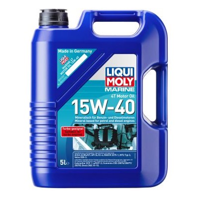 Слика на Моторно масло LIQUI MOLY Marine 4T Motor Oil 15W-40 25016 за мотор Aprilia Habana 50 Custom CatCon. (PK) - 3 коњи горична смес